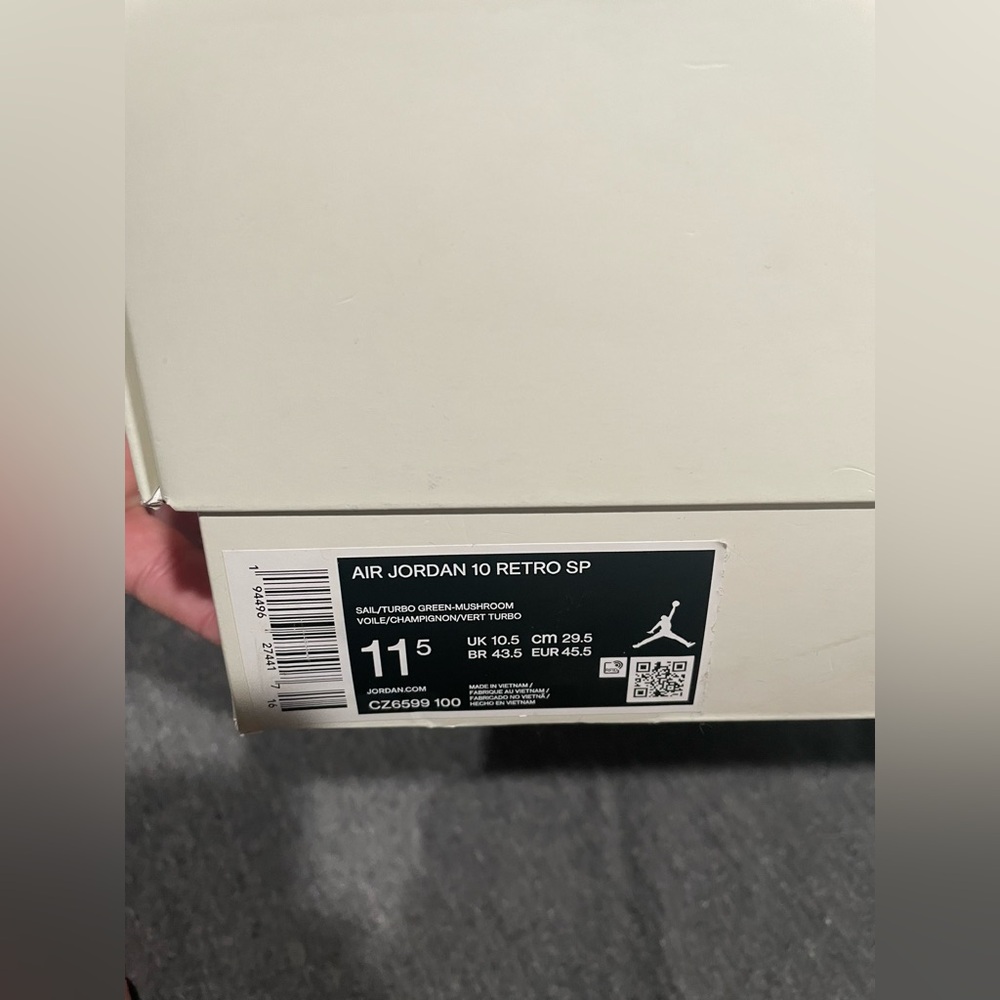 Air Jordan 10 Solefly Size 11.5 - Picture 10 of 11